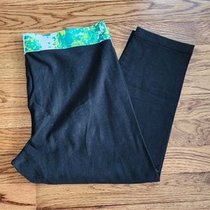 OLD NAVY Watercolor Waistband Leggings